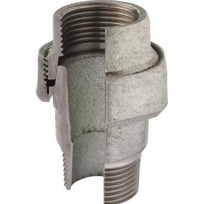 Atusa Deutschland GmbH Temperguss Verschraubung Nr. 341 verzinkt, I/A, mit Kegeldichtung 11/2"