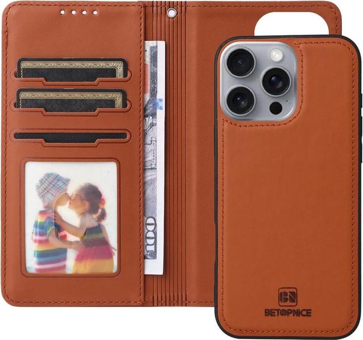 Housse Portefeuille En Cuir Synthétique Magnétique Pour IPhone 12 à 16 Pro Max - Protection Complète Avec étui Rabat