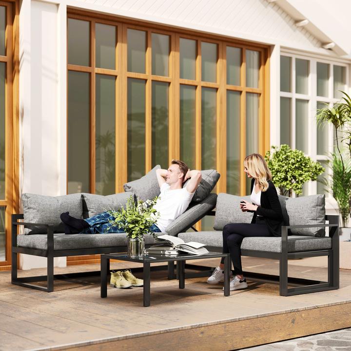 Immagine prodotto Outsunny Set di mobili da giardino 3 pezzi