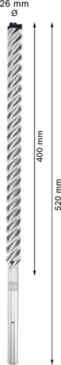 Produktbild Bosch Professional Zubehör Expert SDS max-8X Hammerbohrer (26 Millimeter)