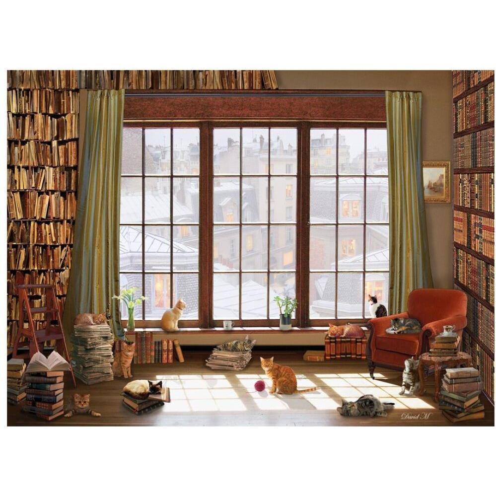 Thumbnail - Anatolian 1065 puzzle 1000 pcs. Cats in Windows by David Mac Lean (1000 Teile)