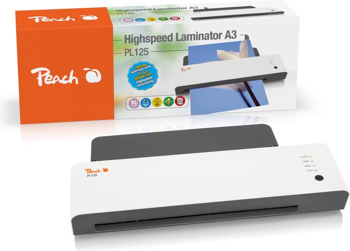 Produktbild Peach Laminiergerät Highspeed Laminator PL125 (125 µm, A3)