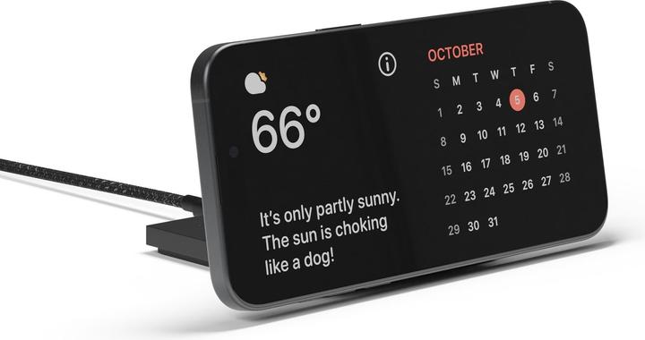 Actual product image Native Union Rise Solo Qi2 Wireless Charger Black (15 W)