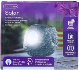 Image du produit Kaemingk Lampe solaire, pierre, polyrésine