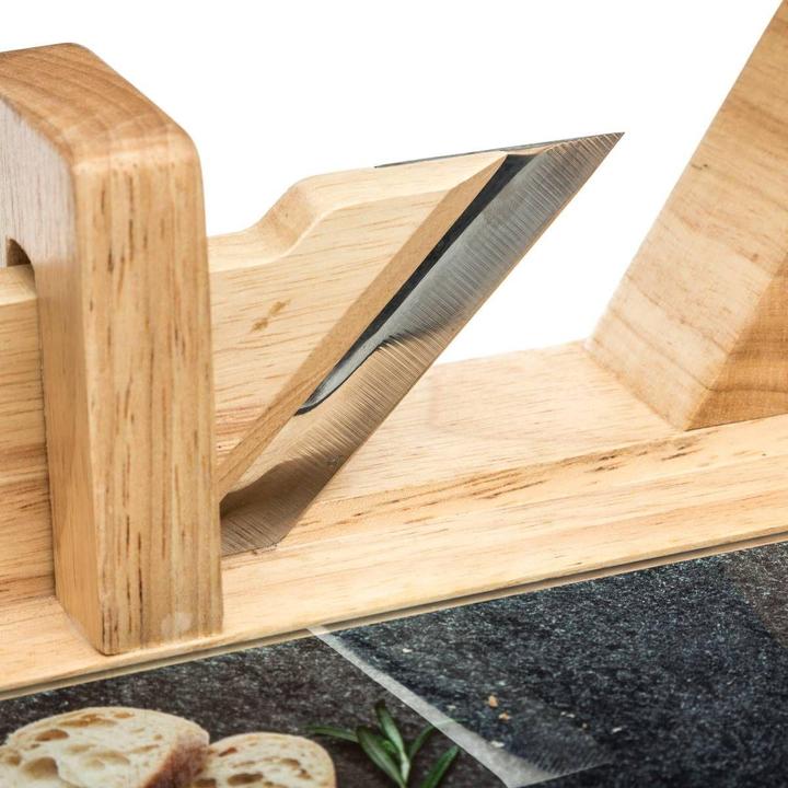 Produktbild Secret de Gourmet Fleisch- und Käseschneider mit Tablett - Holz