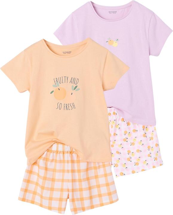 Produktbild Vertbaudet 2er-Pack kurze Schlafanz¸ge M‰dchen, Baumwolle (92)