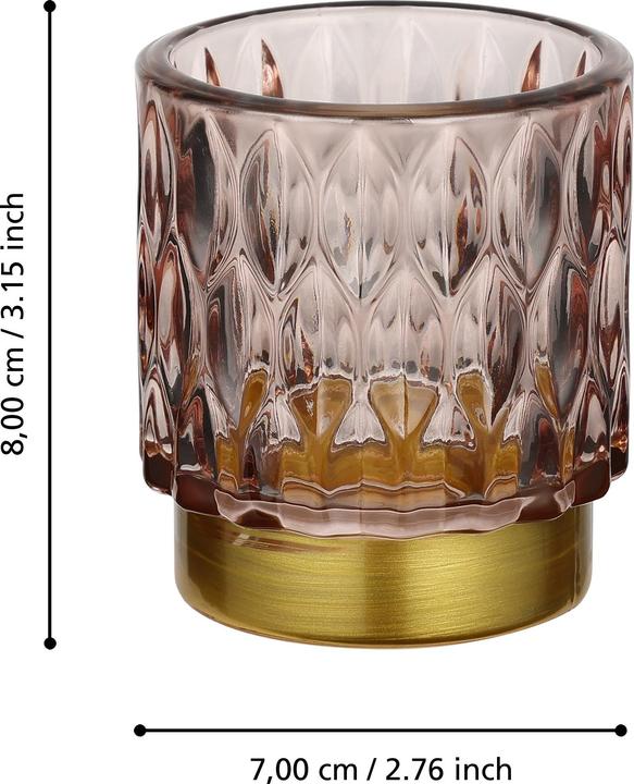 Produktbild EGLO Windlicht Bezamby Gold/Rosa (1x)