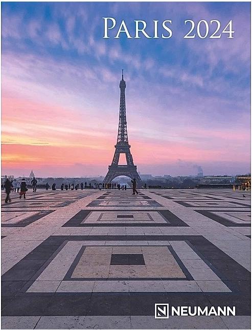 Actual product image Neumann Paris 2024 - Diary - Book calendar - Pocket calendar - 16,5x21,6 (16 x 22 cm, German)