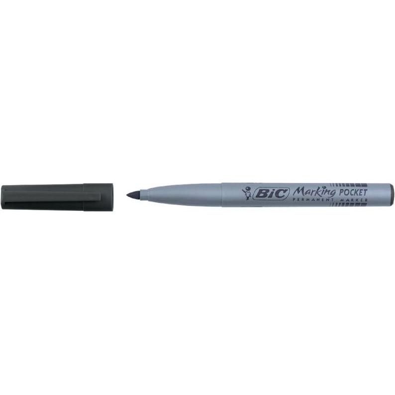 Thumbnail - Bic, Marker, Permanent Marker ecolutions 8209022 schwarz (Schwarz, 1.10 mm, 12 x)