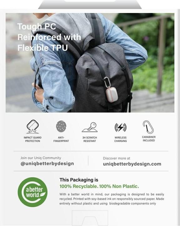 Produktbild Uniq Case Veren for AirPods Pro 3 pink (Kopfhörer Hülle)