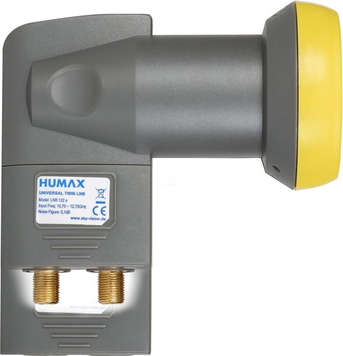 Actual product image Humax LNB 122 Gold Twin (Single LNB, 40mm)