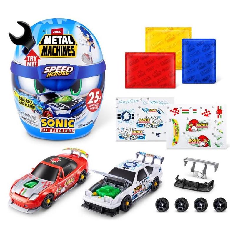 Metalmash Transport Toy Set Zuru Metal Machines Sonic 67128