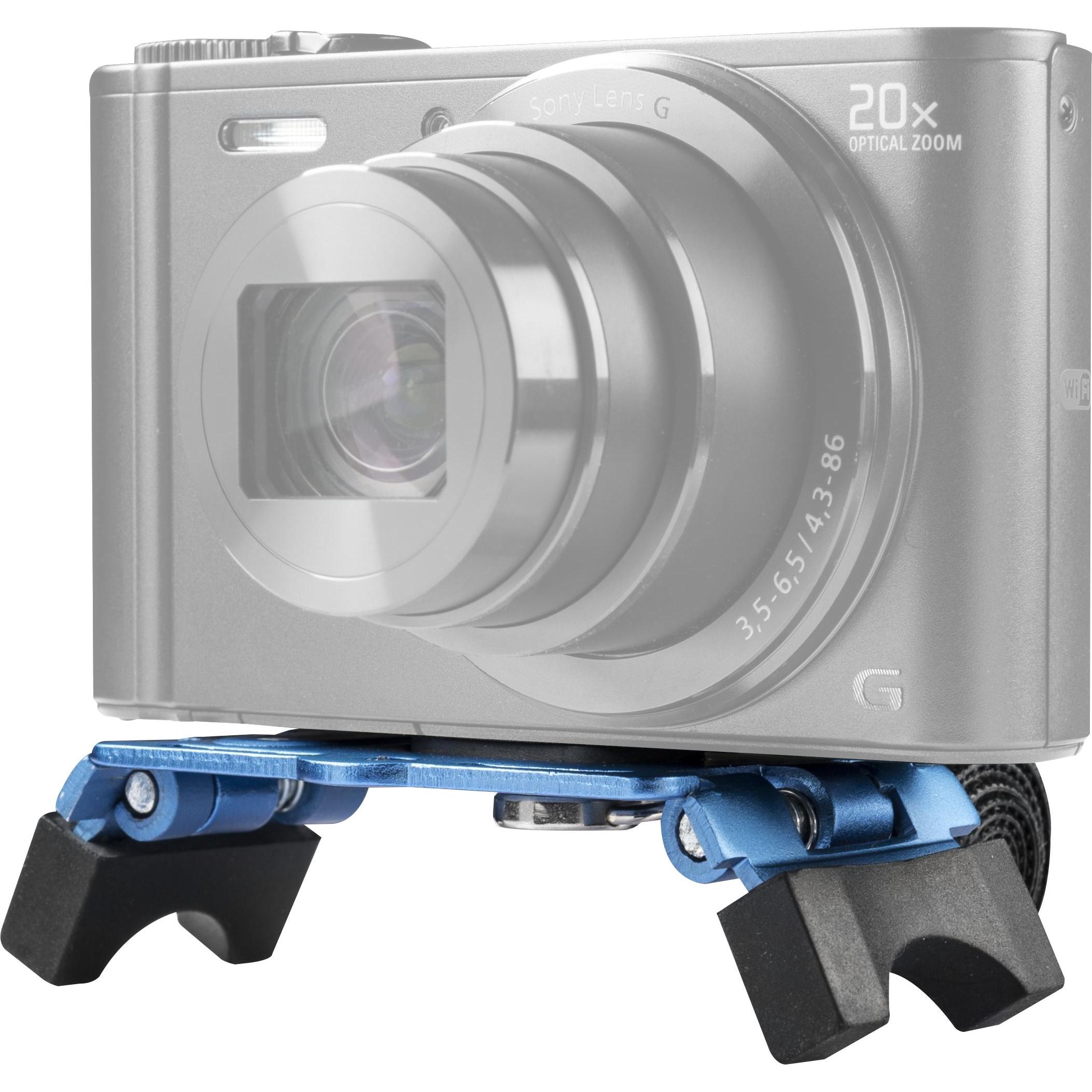 Thumbnail - mantona Fahrradbefestigung 1/4 Zoll blau ALU (GoPro HERO8 Black), Action Cam Zubehör, Blau, Schwarz