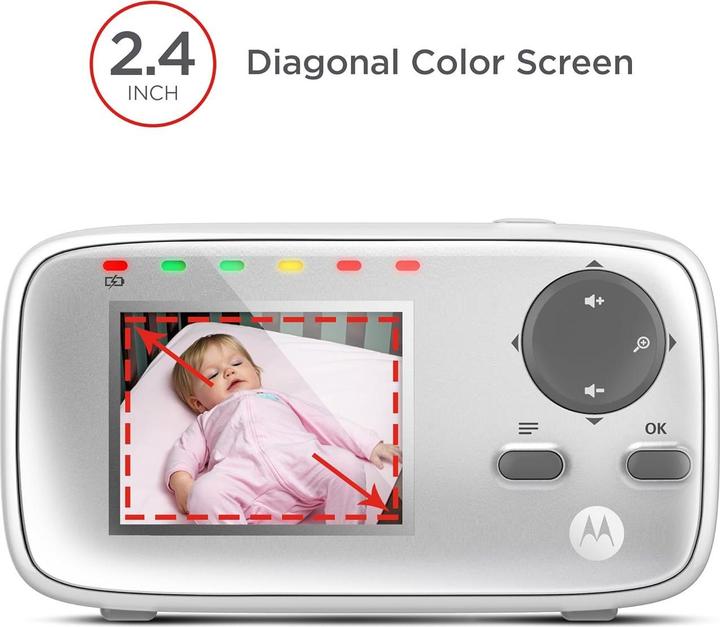 Actual product image Motorola Babyphone with camera Digital M (Video & Audio, 300 m)