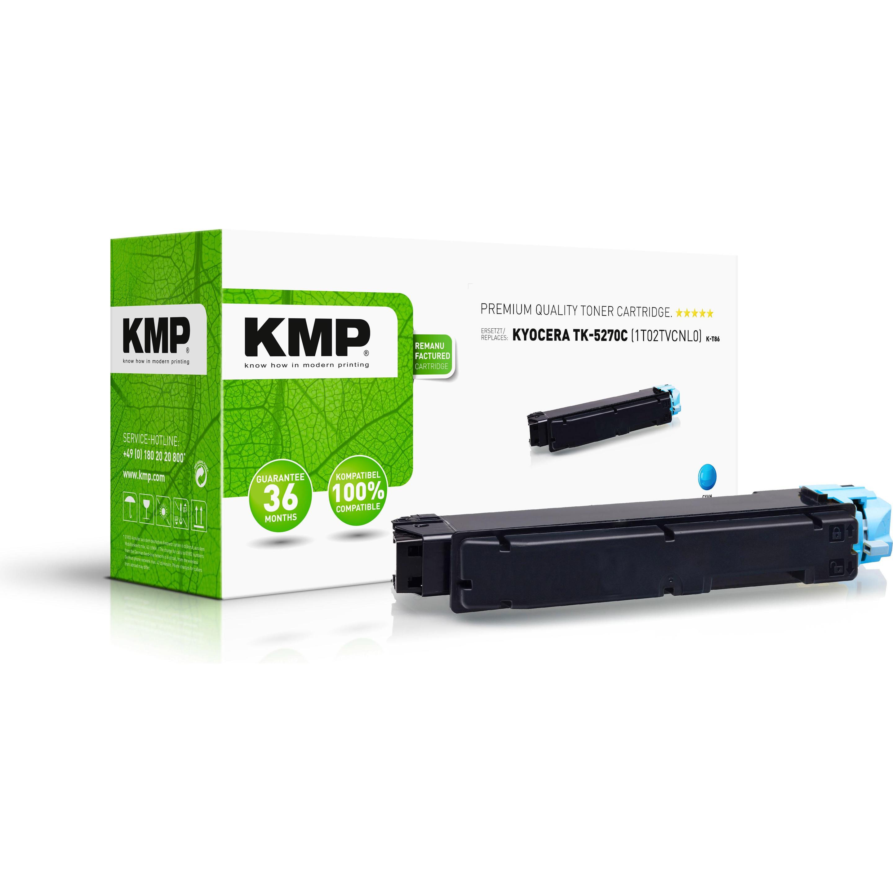 KMP, Toner, Toner ersetzt TK5270C (C)