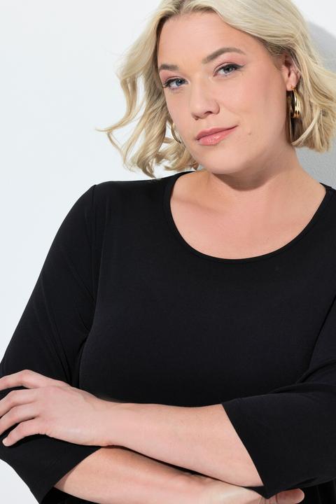 Actual product image Ulla Popken Matte Jersey Round Neck Tunic (56)