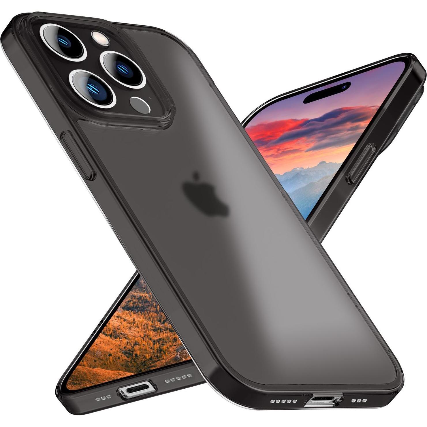 Thumbnail - Nalia Extrem Dünnes 0,3mm Mattes Hardcase (Apple iPhone 15 Pro Max), Smartphone Hülle, Schwarz