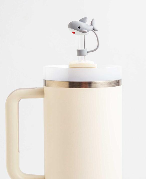 Image du produit I Am Creative Silikon Trinkhalm-Abdeckung passend für Trinkflaschen, Stanley