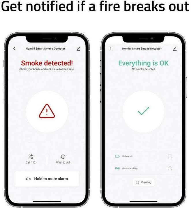 Image du produit Hombli Détecteur de fumée intelligent