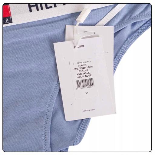 Productafbeelding Tommy Hilfiger Dames Slip Bikini Shape met Stretch, Blauw (Maanblauw), S (S)