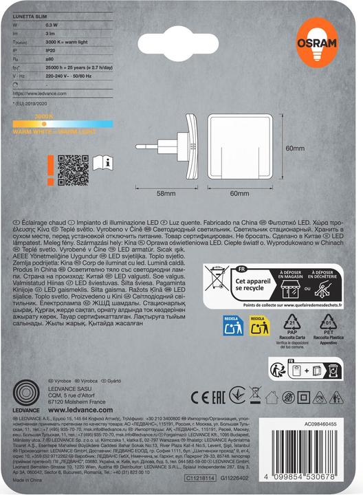 Image du produit Osram LUNETTA® Slim Blanc