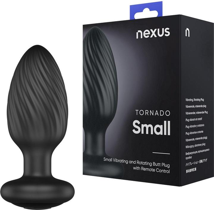 Produktbild Nexus Tornado Remote Control Rotating Butt Plug Black