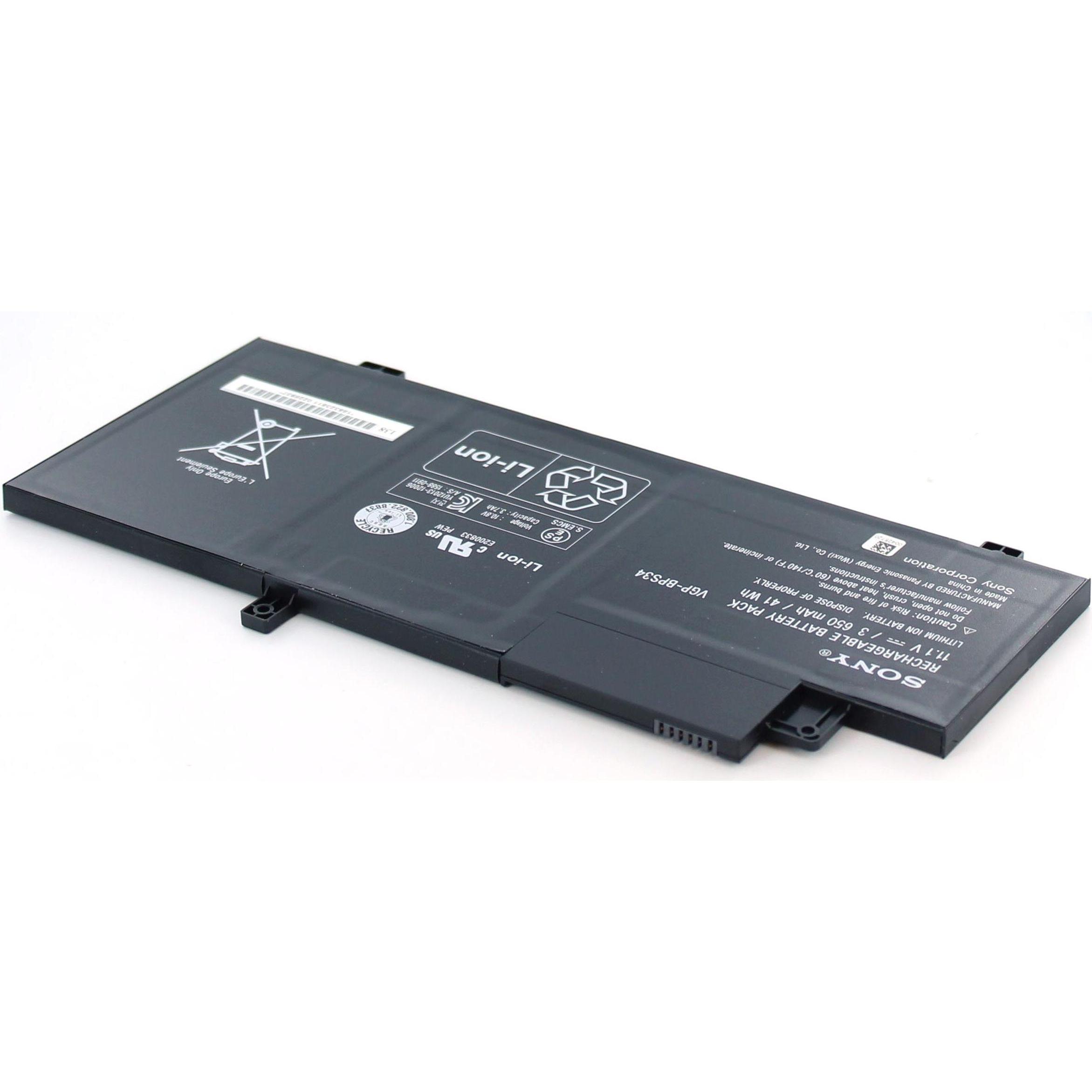 Sony Original Akku für VGP-BPS34 (3650 mAh), Notebook Akku, Schwarz
