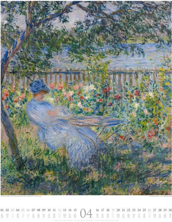 Image du produit Claude Monet - Wasser und Licht Kalender 2026 (Couverture rigide, Français, Allemand, Anglais)
