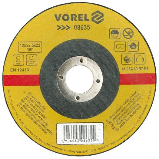 Toya, Abrasivi, VOREL TARCZA DO CIĘCIA METALU 230 x 2,5 x 22,2mm 08641