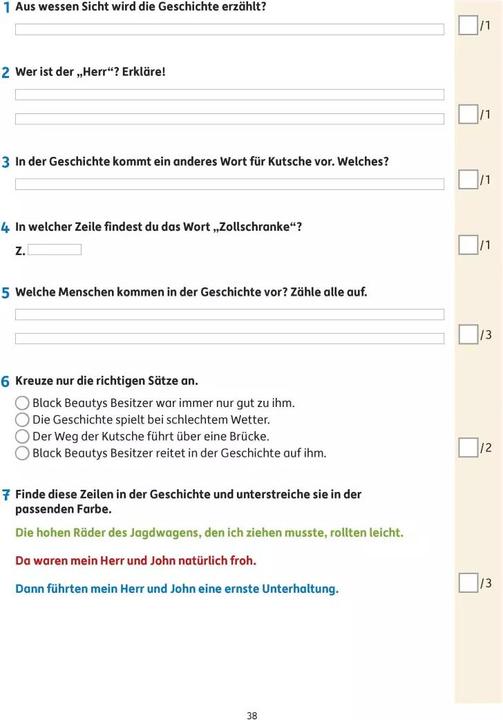Produktbild Tests in Deutsch - Lernzielkontrollen 3. Klasse (Deutsch, Ines Bülow, Mascha Greune, 2023)
