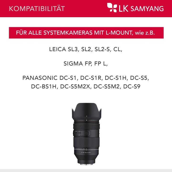 Produktbild Samyang AF 35-150mm f/2.0-2.8, L-Mount (L-Mount, Vollformat)