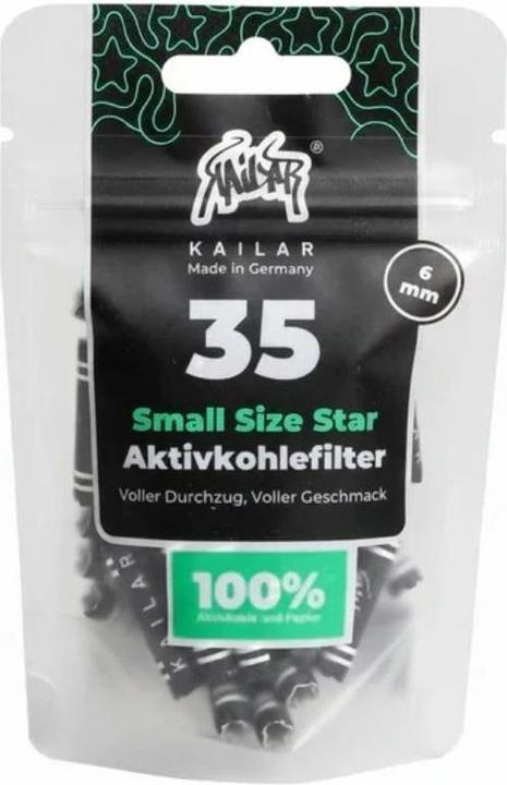 Produktbild Kailar Aktivkohlefiter Small Size Star
