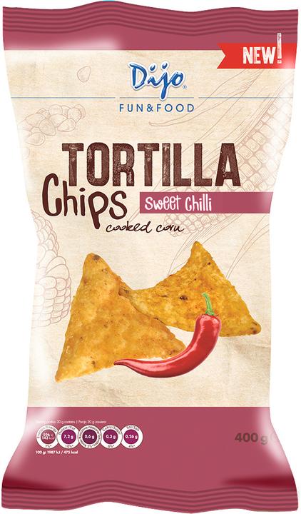 Produktbild Dijo Tortilla Chips Chilli 400g (400 g, 6 Stk.)