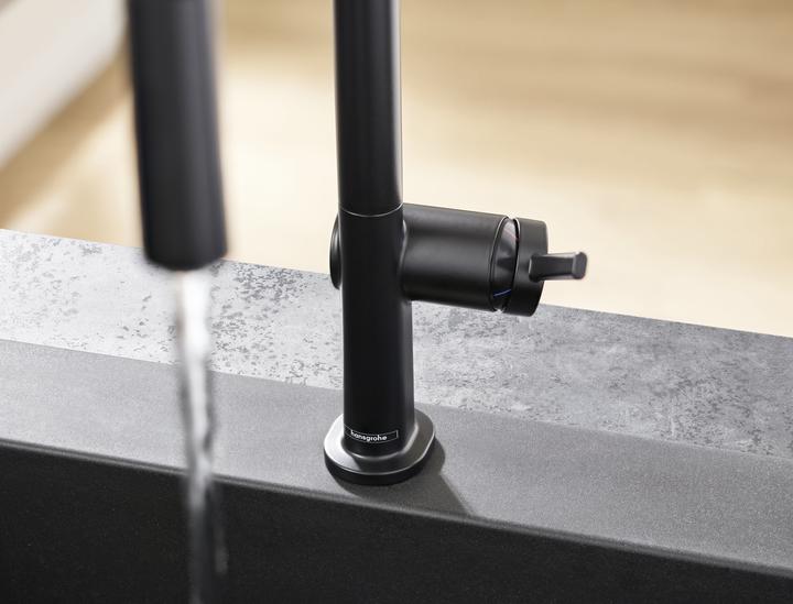 Actual product image hansgrohe HG Einhebel-Spültischmischer 210 TALIS M Ausziehbrause mattschwarz