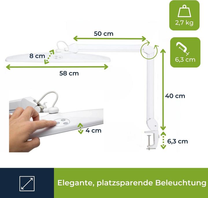 Produktbild Velleman Schreibtischlampe (2000 lm)