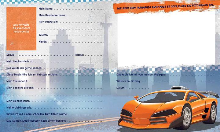 Produktbild Meine Freunde Rennautos (Deutsch, Loewe Eintragbücher, Michael Böhm, 2018)