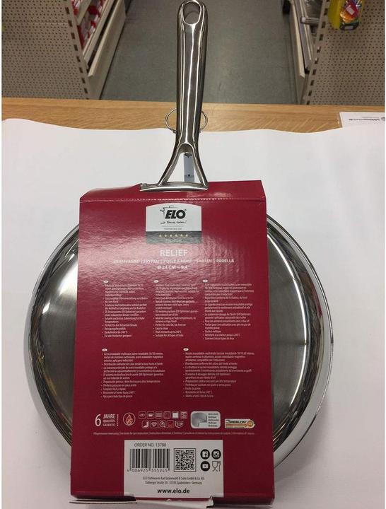 Produktbild ELO Bratpfannen (Bratpfanne, Edelstahl, 24 x 5.50 cm)