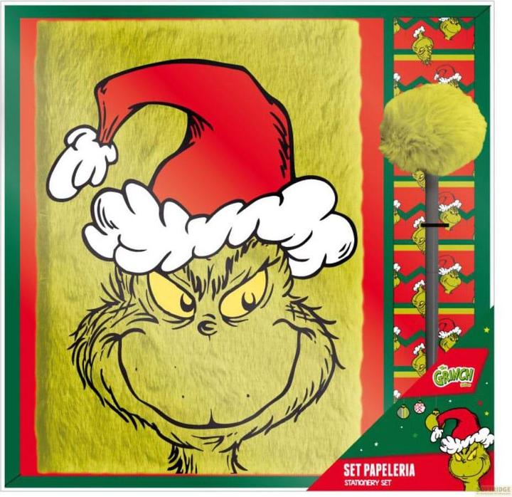 Produktbild Cerda GRINCH - Pack Premium Notebook Peluche A5 Stylo-Bille