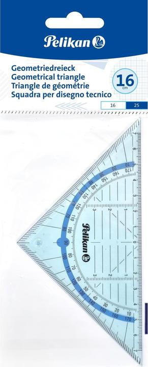 Pelikan Geometrie-Dreieck (16 cm, Kunststoff)