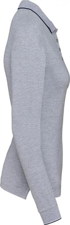 Produktbild Kariban Polo-Shirt aus Piqué-Strick langarm, Damen (XS)