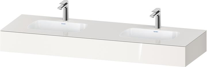 Duravit Qatego built-in washbasin with console, 1600x550x170mm, double washbasin