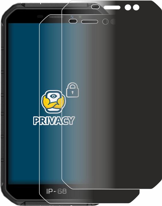 Actual product image BROTECT Anti-spy privacy film Blue light protection film (2 pcs., Ulefone Armor X7)