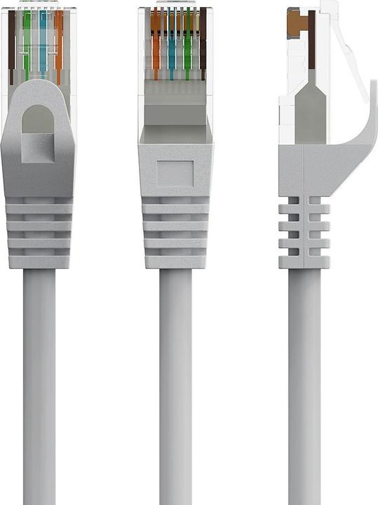 Produktbild Gembird PP6U-0.25M 0.25m Cat6 U/UTP (UTP) Weiss Netzwerkkabel (U/UTP, CAT6, 0.25 m)