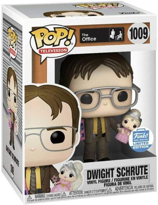 Actual product image Funko POP! The Office Dwight Schrute With Princess Unicorn Doll