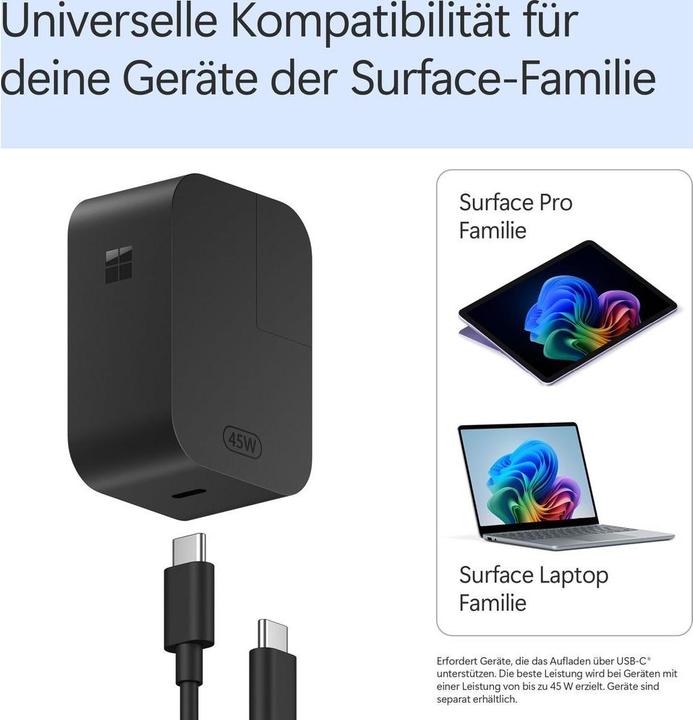 Immagine prodotto Microsoft Surface 45W Netzteil (45 W)