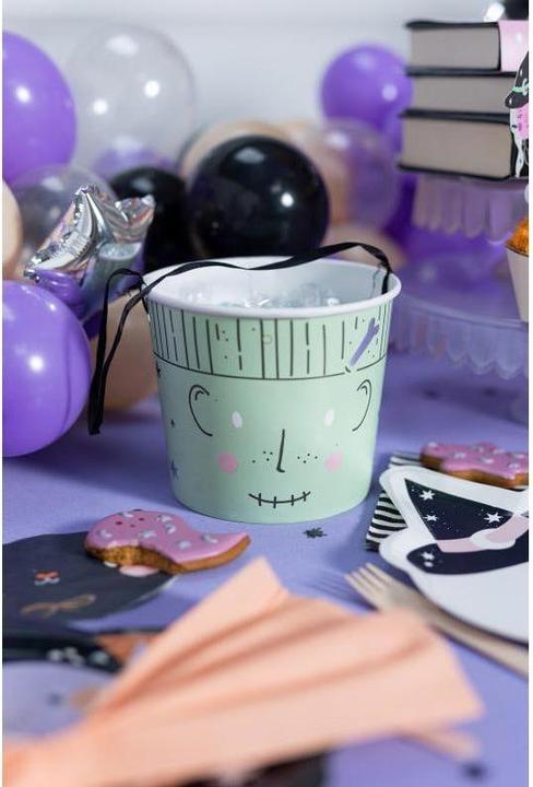 Produktbild Partydeco Einweggeschirr Süssigkeiten Eimer Mix,13.5 cm (1 x)