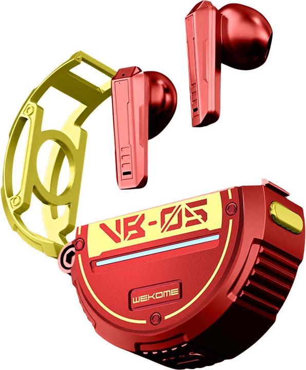 Immagine prodotto Wekome Cuffie senza fili Bluetooth V5.3 TWS Rosso (4.50 h, Senza fili)