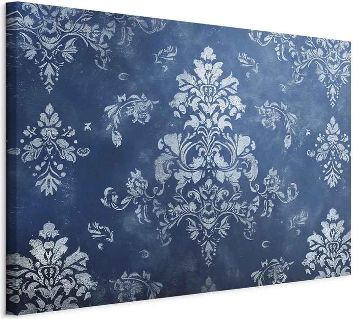 Produktbild Artgeist Retro Ornament Decorative Motif in Worn Blues (120 x 80 cm)
