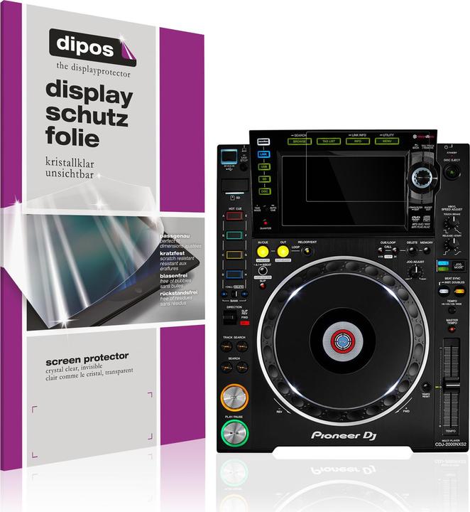 Produktbild Dipos Schutzfolie Klar für Pioneer CDJ-2000NXS2 Display