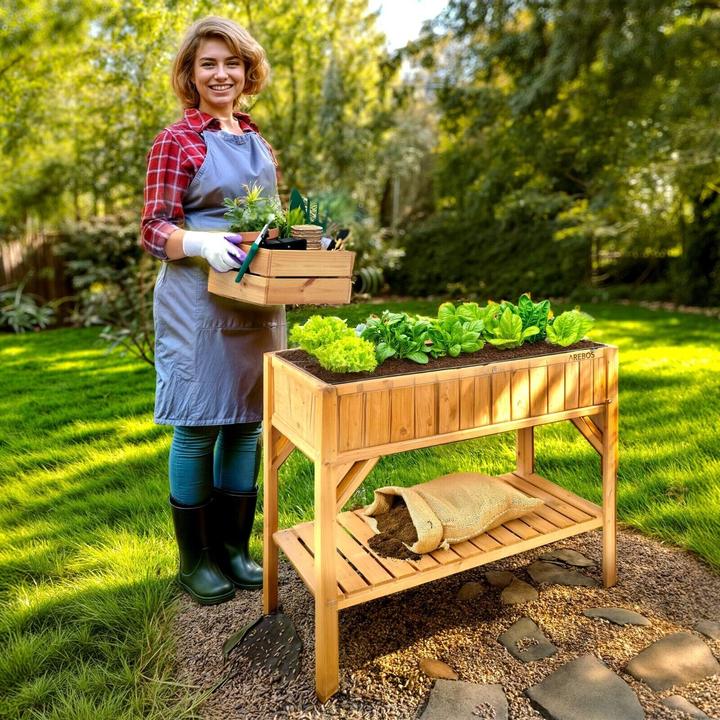 Produktbild Arebos Holz Hochbeet